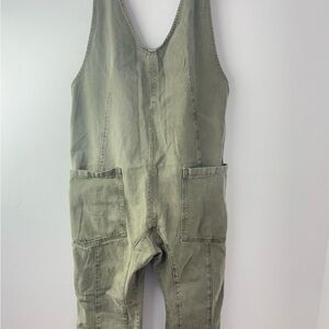 We The Free Sage Green Overalls